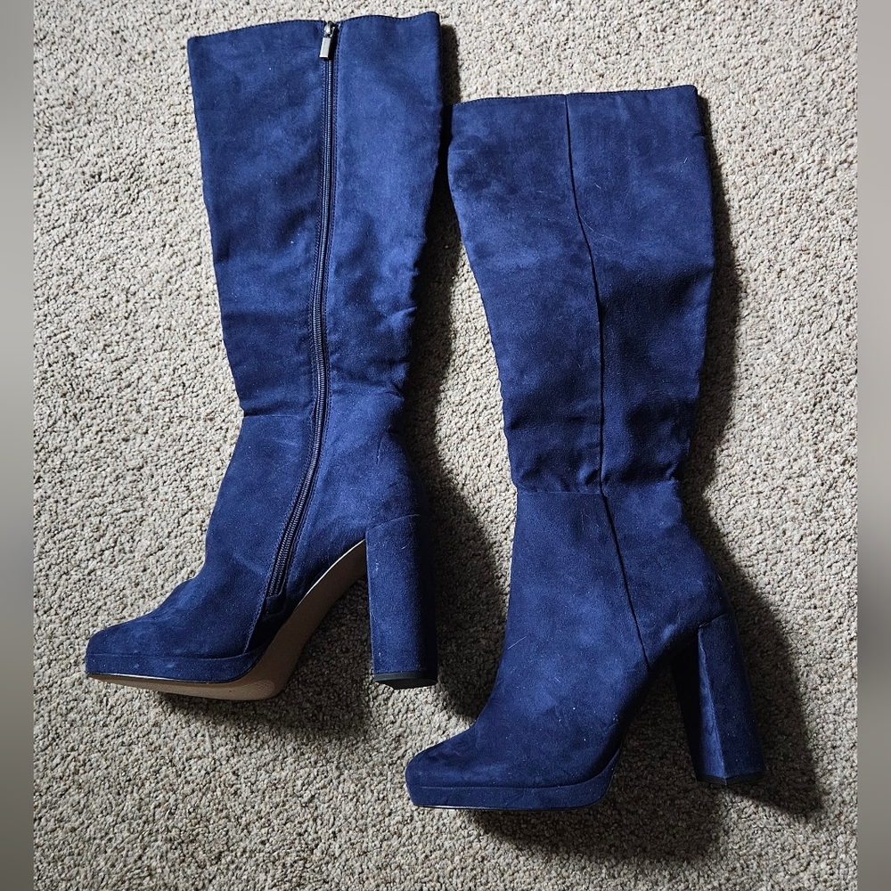 JustFab Elegant Blue Women's Boots